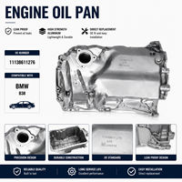 حوض زيت محرك متين لسيارات BMW B38، رقم القطعة الأصلية 11138611276 11138611689، B38 ثلاثي الأسطوانات، مصنوع من الألومنيوم المصبوب عالي التحمل