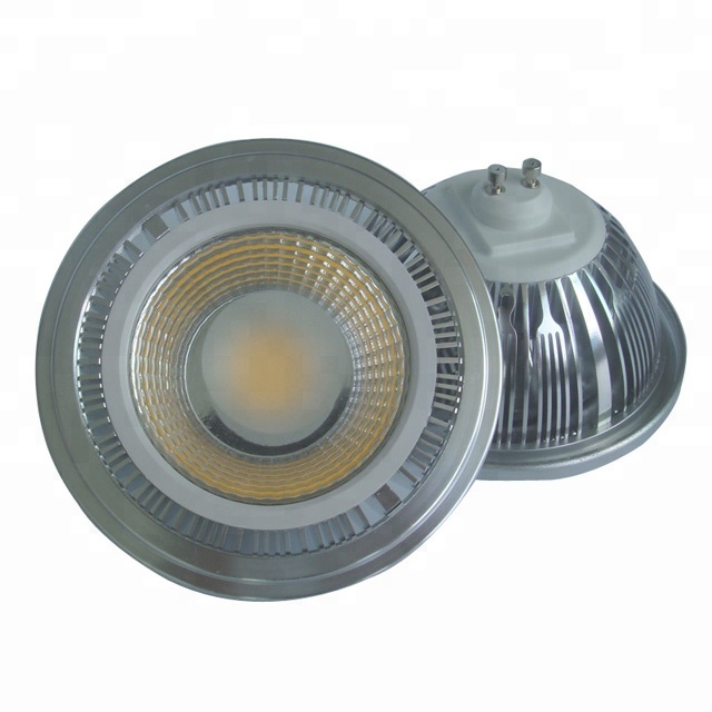 Sky Factory Led Cob Ar111 Es111 118W G53 Gu10 12V 85-265V AC Dimmable 1800Lumen Aluminum Residential Replace Halogen Spotlight