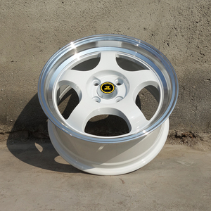 Jiangzao Maßgefertigte Leichtmetallfelgen Schwarz 4-Loch 4*100 15 Zoll PKW-Felgen Räder - Product Image 4