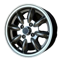 13X7 13 Inch 4X100 -7 Offset Deep Dish Rivet Wheels Harga Aftermarket