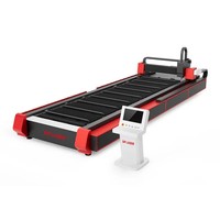 Machine de découpe laser à fibre optique CNC 6015 pour lit simple, 1500W-6000W, 6000*1500mm, AI PLT HIWIN 4 axes, refroidissement par eau