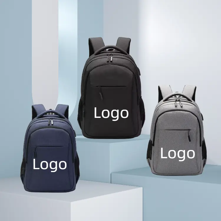 individuelles logo hohe kapazität für draußen schwarzer rucksack reisetasche rucksack wasserdichter laptop-rucksack