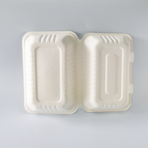 Caja Rectangular Desechable para Sushi de 9x6 Pulgadas, Fabricada con Pulpa de Bagazo de Caña de Azúcar, Modelo MP-5 - Product Image 2