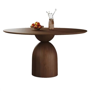 <span class=keywords><strong>Table</strong></span> à manger de luxe italienne avec base en bois, ensemble de salon avec 4 chaises, meubles de <span class=keywords><strong>restaurant</strong></span> stables - Product Image 3