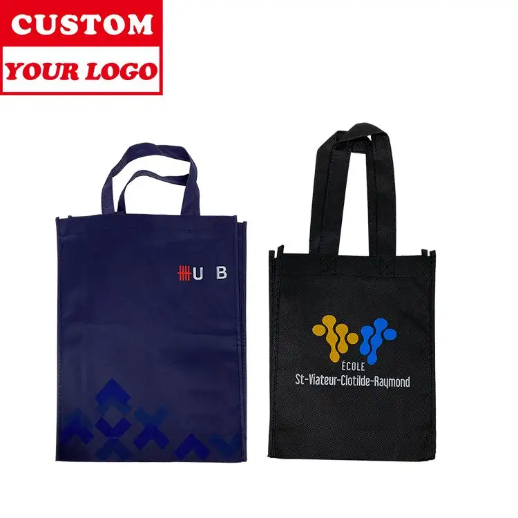 Advertising enterprise promotion gifts Custom Logo non woven wine bag