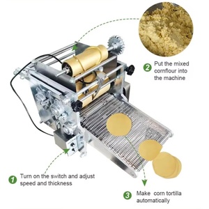 Machine à tortillas entièrement automatique multi-tailles <span class=keywords><strong>Columbia</strong></span> pour usage commercial et domestique 110V/60HZ, presse à farine de maïs, machine à pâte - Product Image 5