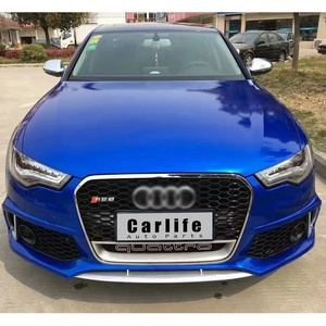 Systèmes de carrosserie automobile pour <span class=keywords><strong>Audi</strong></span> <span class=keywords><strong>A6</strong></span> C7 C7.5 2012-2015, mise à niveau du modèle RS6 avec grilles de pare-chocs avant - Product Image 5