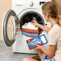 Feuilles de lessive biodégradables à formule personnalisée pour linge frais, sans plastique, écologiques, en tablettes