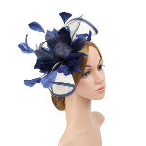 Vente en gros de jolis styles Fascinateur de plumes d'église de <span class=keywords><strong>course</strong></span> de Kentucky Derby de fête de mariage avec clip de <span class=keywords><strong>bandeau</strong></span> - Product Image 4