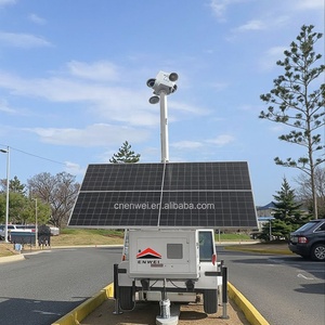 Trailer giám sát năng lượng mặt trời mini với hệ thống Giám sát camera quan sát 360 ° để giám sát và điều khiển từ xa - Product Image 5