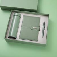 Ensemble de carnet de notes et stylo personnalisés N2001 A5 avec thermos, 100 g/m², 90 feuilles