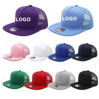 Casquette de baseball personnalisée OEM 2026 en toile brodée, style rétro, avec patchwork 5 pièces et fermeture arrière à pression, type Gorras