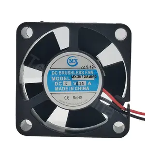 DC axial flow fan 35x35x10mm silent fan waterproof 5v 12v brushless small high speed for 3D printer exhaust fan