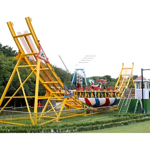 Peralatan Taman Hiburan Menyenangkan Wahana Dewasa Thill Park Fairground Wahana Ekstrim UFO Terbang