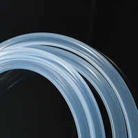 Tuyau en silicone de qualité alimentaire 3mm 4mm 6mm 8mm 10mm ID, flexible et transparent, pour pompe à air d'aquarium et transfert d'eau