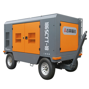 Fabriek Directe Verkoop Towable Twin Diesel Schroef Luchtcompressor Voor Waterput Boormachine - Product Image 2