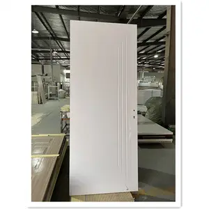 Lange Nutzungsdauer Innenbereich Verwendung PVC-Tür wasserdichte Polymer-Tür mit gutem Preis und hoher Qualität 3-Linien-Tür