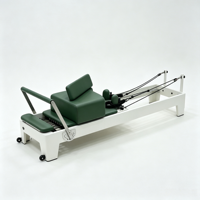 Machine de Pilates Reformer réglable en bois de chêne PetfectForm, écologique, garantie de 2 ans sur le cadre, pour usage domestique ou studio de yoga