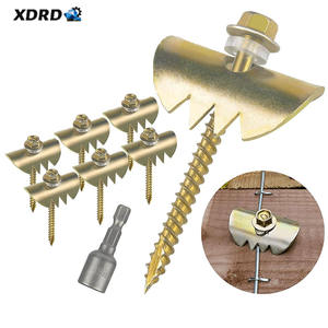 Clips de clôture robustes en acier au carbone <span class=keywords><strong>pour</strong></span> griffes de chat, 50 pièces/ensemble, attaches <span class=keywords><strong>pour</strong></span> <span class=keywords><strong>grillage</strong></span>, poteaux de clôture tissée, barrières, usage agricole et ranch - Product Image 1
