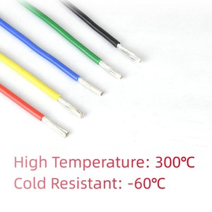 Cables Eléctricos 1007 AWG, Cable y Alambres Aislados de PVC Resistentes al Fuego, 300V, 30, 28, 22, 20, 18, OEM, Alta Tensión, Construcción, 1 Núcleo, T/T 30% - Product Image 2