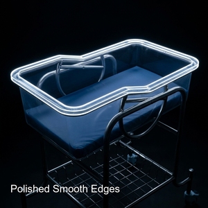 Cuna para Bebé <span class=keywords><strong>de</strong></span> Hospital Médico Keling Equipada con Ruedas con Bloqueo para un Transporte sin Esfuerzo - Product Image 4