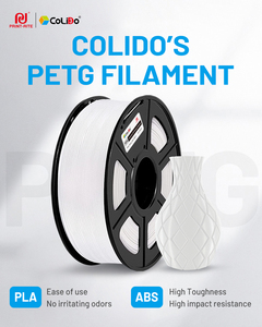 <span class=keywords><strong>Filament</strong></span> d'<span class=keywords><strong>imprimante</strong></span> <span class=keywords><strong>3D</strong></span> CoLiDo PETG 1.75mm multicolore haute résistance ténacité meilleure fluidité non colmatage soigneusement enroulé - Product Image 2