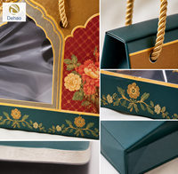 Caja de Regalo de Lujo Personalizada para Pastel Lunar con Logotipo, Caja Rígida de Papel Premium para el Festival del Medio Otoño