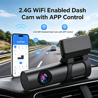 Caméra embarquée VIEVGUARB VS100 avec enregistrement en boucle, capteur G, contrôle par application, 4K 2K WiFi GPS, écran IPS, double objectif 120°