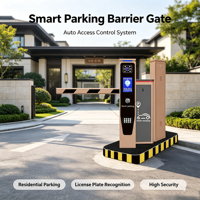 Système de stationnement ANPR haute vitesse 5MP avec caméra de reconnaissance de plaques d'immatriculation extérieure et barrière pour solution de sécurité des stations de péage