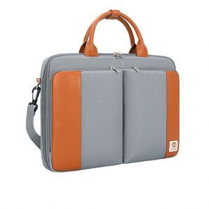 Sacs à ordinateur portable pour hommes, résistants à l'eau, en polyester, multi-poches, fabriqués en usine BSCI, pour voyages d'affaires, avec poignée en nylon - Product Image 1