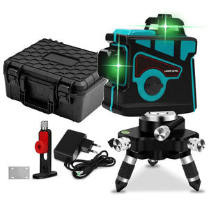 เครื่องระดับ<span class=keywords><strong>เลเซอร์</strong></span>แบบลำแสงสีเขียวขนาดเล็ก <span class=keywords><strong>ราคา</strong></span>ถูกจากจีน <span class=keywords><strong>12</strong></span> <span class=keywords><strong>เส้น</strong></span> 3 มิติ ปรับ<span class=keywords><strong>ระดับ</strong></span>อัตโนมัติ หมุนได้ 360 องศา สำหรับงานภายนอกอาคาร - Product Image 1