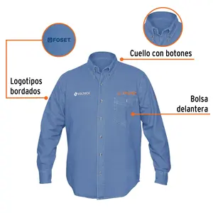 เสื้อเชิ้ตเดนิมแขนยาวผู้ชาย รุ่น BOX 1, CH, TRUPER - Product Image 2