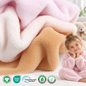 Tissu polaire en peluche tricoté en Polyester brossé écologique, tissu Minky personnalisé numérique pour <span class=keywords><strong>couverture</strong></span> - Product Image 1