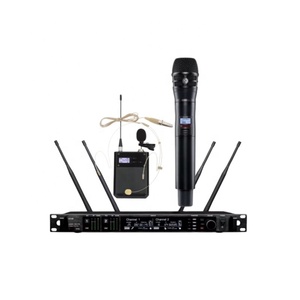 Microfono Lavalier Wireless AD4D Ksm8, Doppio Canale UHF, Cancellazione del Rumore Digitale, Portatile in Metallo per Musica dal Vivo - Product Image 3