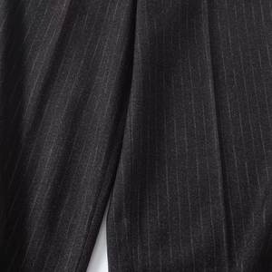 SHENZHU <strong>Women</strong> 2024 Autumn New Fashion Smart Modern <strong>Pinstriped</strong> Flannel Pants Vintage High Elastic Female Ankle <strong>Trousers</strong> - Product Image 4