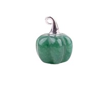 Pendentif Citrouille Chapeau de Sorcière en Améthyste 20mm, Mini Décoration d'Halloween en Cristal pour Terrarium, Jardin Féerique et Ornement Domestique