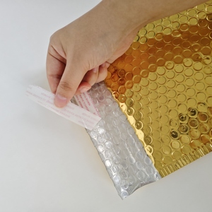 Kim Loại Tùy chỉnh bọc bong bóng vận chuyển túi bưu phẩm phong bì kim loại gửi thư túi nhôm lá nhựa đệm phong bì - Product Image 5