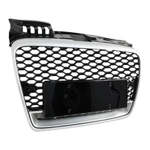 Auto di alta qualità <span class=keywords><strong>A4</strong></span> B7 Gloss nero a nido d'ape griglia RS4 stile Look paraurti anteriore griglia in maglia per <span class=keywords><strong>Audi</strong></span> <span class=keywords><strong>A4</strong></span> S4 B7 <span class=keywords><strong>2005</strong></span> 2006 2007 - Product Image 4