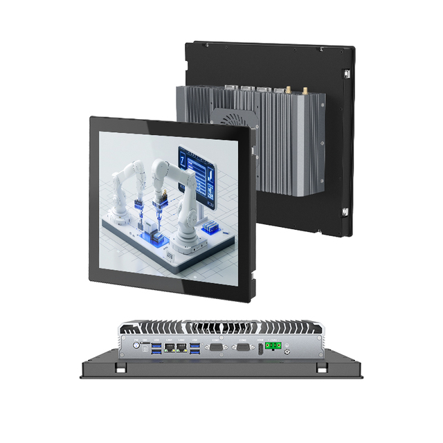 Industrial Panel Computer with Fan BIS IP65 Waterproof All in One PC True Flat Embedded I3 I5 I7 Industrial Panel