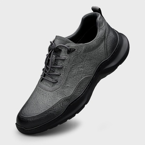 Chaussures décontractées classiques pour hommes en cuir véritable souple, résistantes à l'usure, avec des caractéristiques imperméables et respirantes - Product Image 5