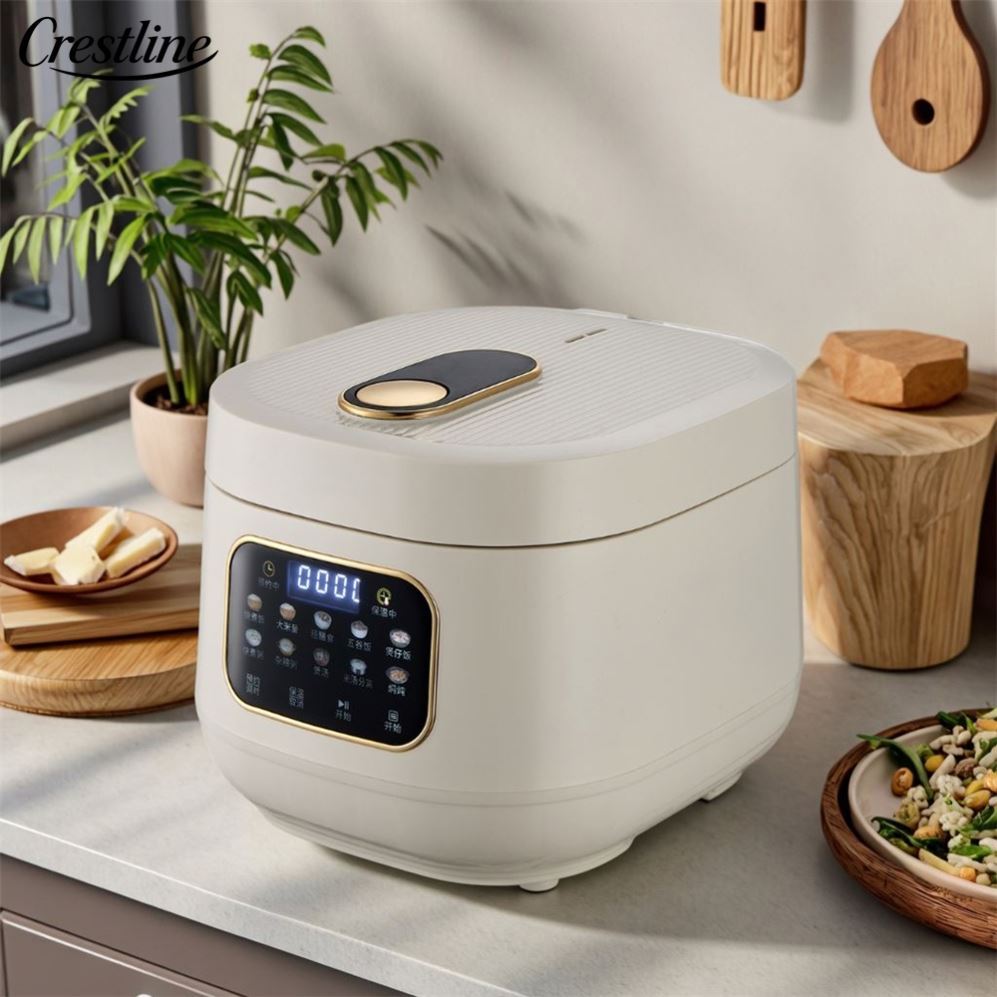 Hot Sale Electric Deluxe Touch Screen Mini Rice Cooker Ceramic Coating Aluminum Inner Pot Low Sugar Function for Home