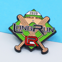 Épingles Personnalisées Mode du Fabricant 20 Ans, Badges Métalliques Broche Logo Émail Dur/Mou, Épingles de Revers Décoratives pour Vêtements