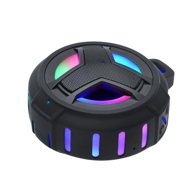 TWS Mini bluetooth Speaker Portable Speaker IP67 Waterproof Shower LED Speaker