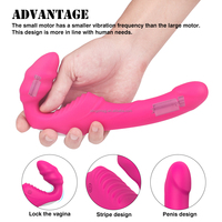 Vibrador de Doble Motor Original MS Diseñado para Estimular el Punto G y el Clítoris para Mujeres y Lesbianas