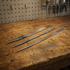 Outil de perçage pour bijoux en fer, ensemble de 3 gravoirs de forme irrégulière, manche en bois, support universel, modèle en aluminium 315 SUNTOOLS/STIPL DIY - Product Image 5