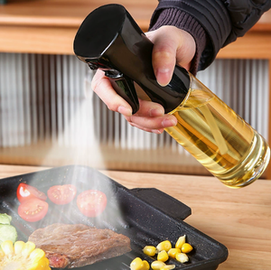Bouteille de pulvérisation d'huile de barbecue réutilisable et écologique, double usage, pour huile <span class=keywords><strong>comestible</strong></span> de qualité alimentaire, pour usage domestique - Product Image 4