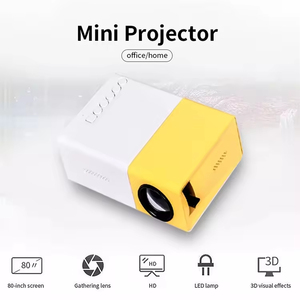 Dcolor YG300 trẻ em Quà tặng Máy chiếu Android Nhà Thông Minh Xách Tay video máy chiếu màn hình LED 4K projecteur YG300 Máy chiếu <span class=keywords><strong>mini</strong></span> - Product Image 5