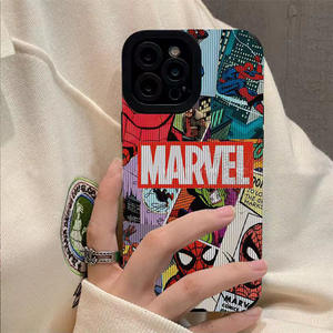 Étui motif <span class=keywords><strong>Marvel</strong></span> Spider-Man pour <span class=keywords><strong>iPhone</strong></span> 15 <span class=keywords><strong>pro</strong></span> <span class=keywords><strong>max</strong></span> 7 8 Plus <span class=keywords><strong>11</strong></span> 12 13 14 <span class=keywords><strong>Pro</strong></span> <span class=keywords><strong>Max</strong></span> X XR XS <span class=keywords><strong>Max</strong></span> Fashion Soft TPU Lens Full Cover - Product Image 5