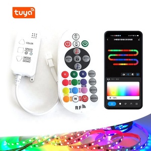 Venda quente de alta qualidade Tuya Wifi Smart Pixel LED Controller WS2811 1903 Dream Color RGBIC RF LED Pixel Strip Controladores