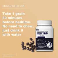 Capsules de sommeil de mélatonine végétalienne de vente chaude OEM pour adultes Gélules sans OGM sans gluten Assurer une bonne nuit aux femmes enceintes